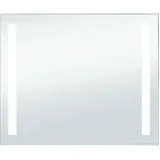 vidaXL Badezimmer-Wandspiegel mit LEDs 80x60 cm