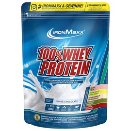 Ironmaxx 100% Whey Protein Weiße Schokolade Pulver 500 g