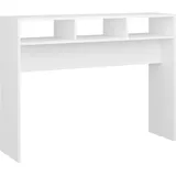 vidaXL Konsolentisch 105x30x80 cm weiß