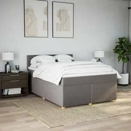 vidaXL Boxspringbett 140 x 200 cm Taupe
