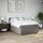 vidaXL Boxspringbett 140 x 200 cm Taupe