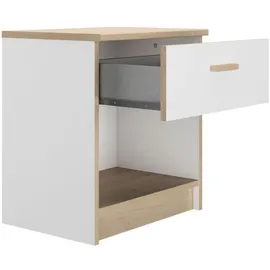 CaliCosy Kindernachttisch TULLE 35 x 52 x 48 cm Eiche weiß