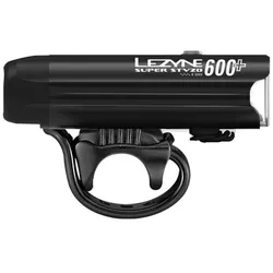 Lezyne Super Drive 600+ StVZO Akku LED-Fahrradbeleuchtung mit StVZO Zulassung - schwarz
