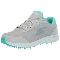 SKECHERS Max Fairway 4 Damengolfschuh grau/türkis