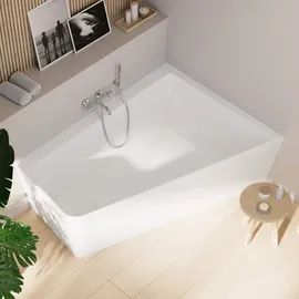 rivea Maila Eckbadewanne 170 x 130 cm (BR0914WH)