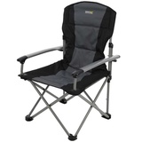Regatta Forza Chair Camping Chairs, Polyester, Black/Sealgr, One Size
