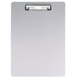 MAUL Klemmbrett A4 / C4 eloxiertes Aluminium grau, 23x31.9 cm