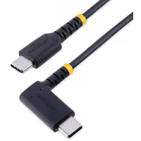 Startech StarTech.com 2 m USB-C Ladekabel Mit Winkelstecker und 60W PD 3A - Robustes Schnellladekabel Mit Aramidfaser - USB-C Auf USB-C Kabel - USB C, Charging Cable Right Angle,