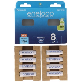 Panasonic eneloop (Gen 5) Mignon AA NiMH 2000mAh, 8er-Pack (BK-3MCDE/8BE)