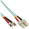 LWL Duplex Kabel, OM3, 2x SC Stecker/2x ST Stecker, 10m (82510O)