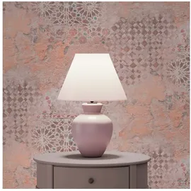 tadessi - Tapete Fliesen Azzura M1-no.605 Vliestapete Orange Beige Ausgefallene Tapete Wohnzimmer Schlafzimmer Küche