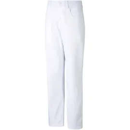 Puma 5 Pocket Golfhose Jungen 05 - bright white 164