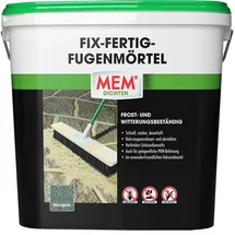 mem Fix-Fertig-Fugenmörtel 12,5 kg steingrau