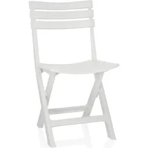 hjh living TRAVANO Gartenstuhl 42 x 91 x 80 cm weiß