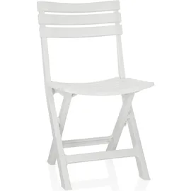 hjh living TRAVANO Gartenstuhl 42 x 91 x 80 cm weiß