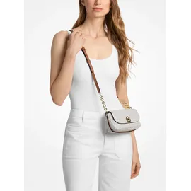 Michael Kors Nolita Small Umhängetasche Kunstleder Weiß