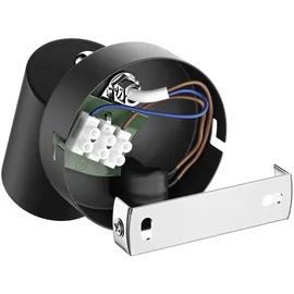 ledscom.de Wandleuchte WAIKA, Schalter, anthrazit matt, rund, 1x GU10 max. 60W