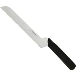SCHNEIDER Backblechmesser mit Wellenschliff, abgewinkelt 260730 , Klingenlänge: 20 cm