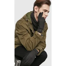 URBAN CLASSICS Logo Cuff Performance Gloves Schwarz S/M