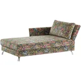 Nehl Liege Easy Velours 220 x 80 x 116 cm Mehrfarbig mit Kopfteil