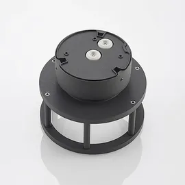 LUCANDE Deckenlampe Berenike Aluminium Ø 17 cm 1-flammig GX53 grau