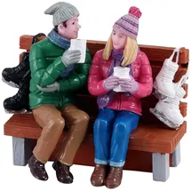 Lemax Hot Cocoa Drinkers Weihnachtsdorf mehrfarbig 0,06 x 0,04 x 0,56 m