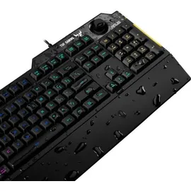 Asus Tastatur K1 Gaming Keyboard französisches Layout 90MP01X0-BKFA00, Schwarz