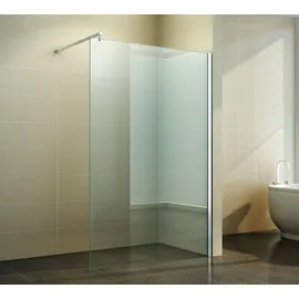 FA-Bausysteme Walk-In Glas Dusche Klarglas 130 cm