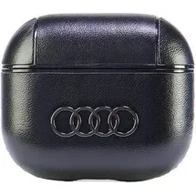 Audi Lederhülle großem Logo Airpods 3 – Schwarz