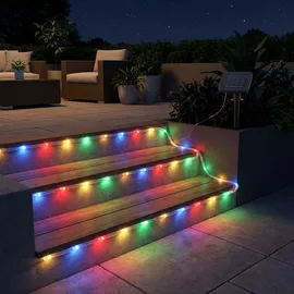 GLOBO LED-Lichterkette Kunststoff 490 cm mehrfarbig