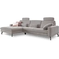 Die PlanBar Ecksofa »MP-IN20110 L-Form«, optional mit Funktionen erhältlich, mit Federkern-Polsterung rosa