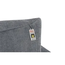 KOINOR Eckcouch Flachgewebe 2-Sitzer Grau