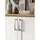 inn.furn Sideboard 129 x 80 cm Weiß / Lärche / Eiche Artisan