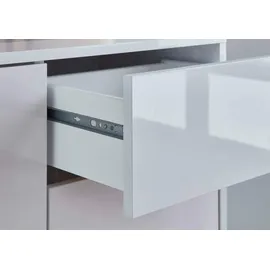BMG Möbel Kommode Mailand Typ 3 79 x 73 x 33 cm Weiß