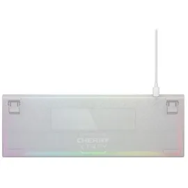 Cherry Xtrfy K5V2 Compact, Transparent White, LEDs RGB, hot-swap, MX2A RGB RED, USB, DE (CX-K5V2-RGB-CPT-TPWHITE-R-GER)