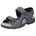 Riemchensandale Herren Grau 40