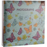 Arpan Große Einstecktaschen mit 3 Ringen, für 500 Fotos à 15,2 x 10,2 cm (Schmetterling)