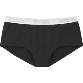 BENCH Panty BENCH., Mädchen, Gr. 170/176, 4 Stk., flieder, mint, weiß, schwarz, Jersey, Obermaterial: 92% Baumwolle, 8% Elasthan, unifarben, körpernah, Unterhosen Panty, Mädchen - mit weichem Logo-Bündchen
