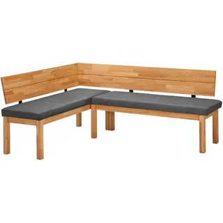 58 aufm Kessel 58aufmkessel Eckbank, Kernbuche, Grau, Holz, 194x155 cm, Esszimmer, Bänke, Eckbänke