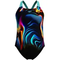 Speedo Kinder Schwimmanzug Girls Digital Placement, Arctic Glass, 128