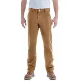 CARHARTT Duck Dungaree Textilhose Braun