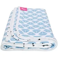 Mother hood Motherhood Baumwoll-Musselin Babydecke, 2-lagig, 95x110cm, vorgewaschen, Schiffe