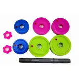 Tuoservo Kinder Langhantel Hantel Arm Muskel Bodybuilding Trainingsgerät für Kinder Fitnessstudio Zuhause 9 Stück/Set