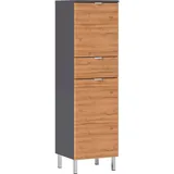 Germania Mauresa Badkommode 34 x 120 x 34 cm Grau/Braun