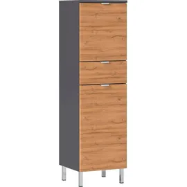 Germania Mauresa Badkommode 34 x 120 x 34 cm Grau/Braun