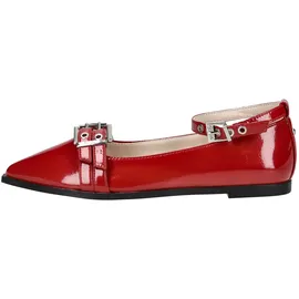 Buffalo Ballerinas in rot lack), | Gr. 38,