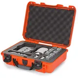 Nanuk 910 Wasserdichter Handgepäckkoffer mit Schaumstoffeinlage für DJI Mini 2 Fly More | Orange