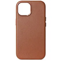 decoded iPhone 15 Plus Leder Case braun