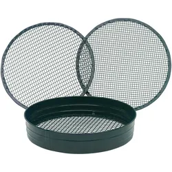Pergart, Metallsiebe für Erde, 3 in 1 Set, smaragd grün