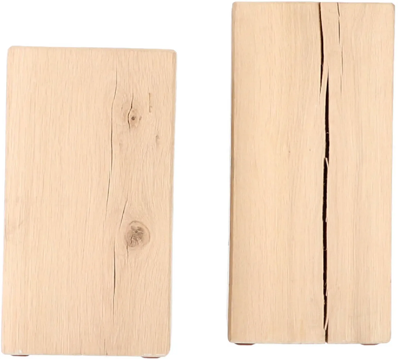 Beistelltisch Lukas aus massiver Eiche, quadratisch, natur, 34 cm Höhe, jedes Stück ein Unikat
